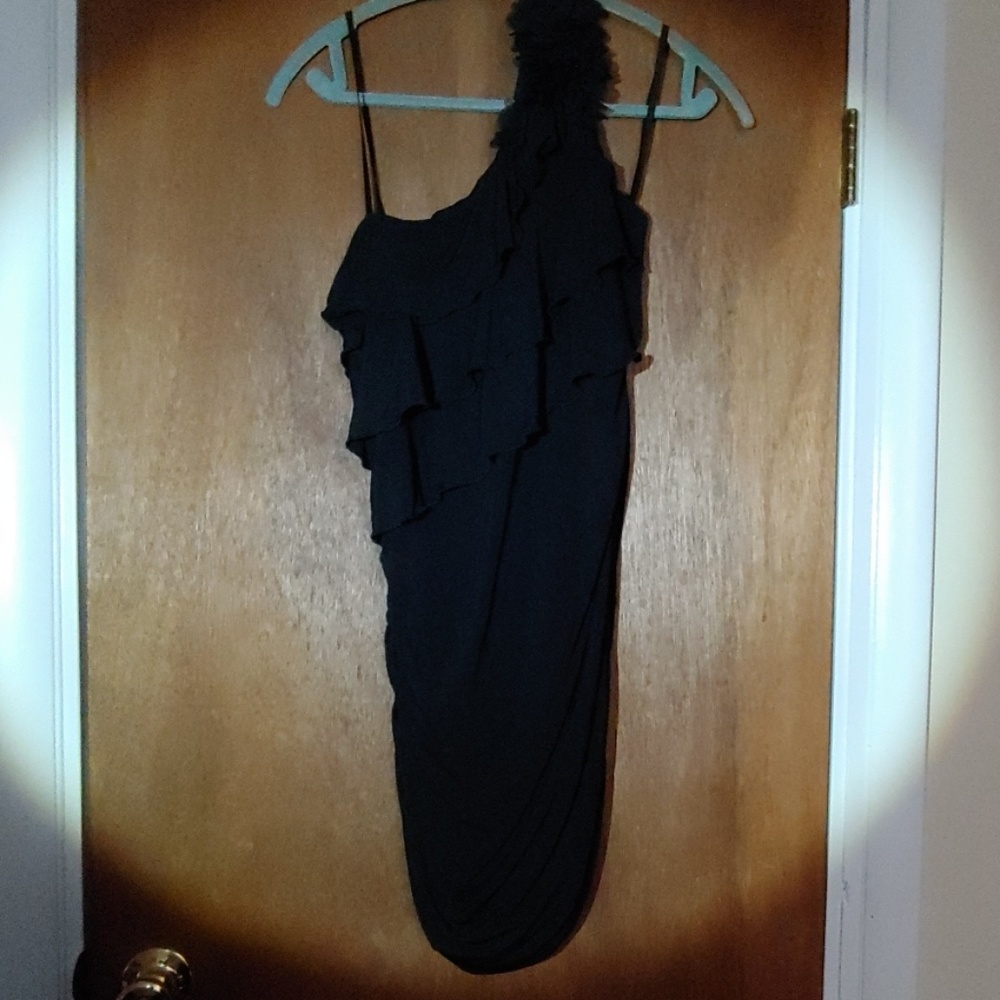 Single-shoulder Mini Dress